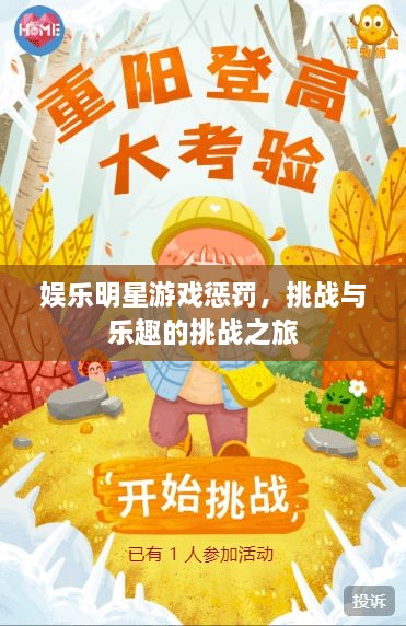 娱乐明星游戏惩罚，挑战与乐趣的挑战之旅
