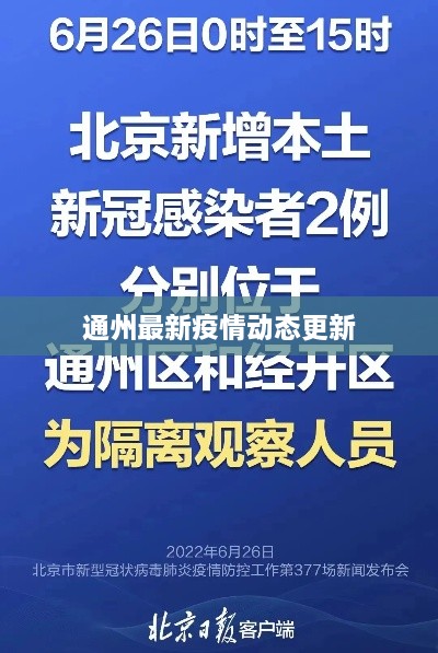 通州最新疫情动态更新
