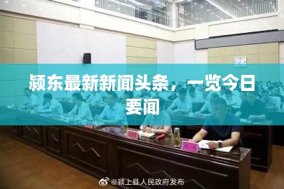 颍东最新新闻头条，一览今日要闻