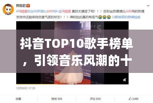 抖音TOP10歌手榜单，引领音乐风潮的十大巨星！