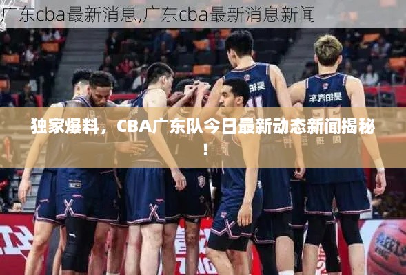 独家爆料，CBA广东队今日最新动态新闻揭秘！