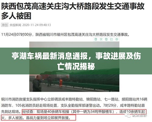 亭湖车祸最新消息通报，事故进展及伤亡情况揭秘