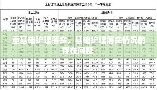 重基础护理落实，基础护理落实情况的存在问题 