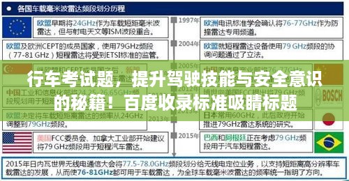 行车考试题，提升驾驶技能与安全意识的秘籍！百度收录标准吸睛标题